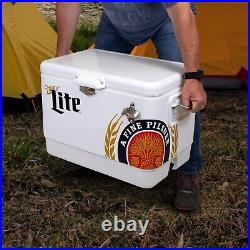 Miller 51L Ice Chest-Portable Cooler Box with Bottle Opener for Camping, Beach