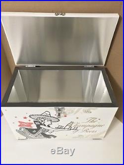 Miller High Life Girl On The Moon Retro Metal Cooler 18x12.5 Brand New In Box