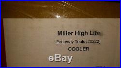 Miller High Life MHL Champagne Of Beers Metal Beer Cooler Brand New In Box