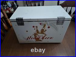 Miller High Life Metal Beer Cooler The Champagne of Beers Ice Chest