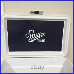 Miller Lite Atlanta Falcons Coleman Steel Belted White Graphic Cooler Ice Chest