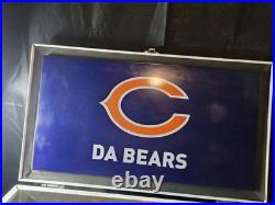 Miller Lite Chicago Bears Metal Ice Chest Promotional Error Fly Eagles Fly LID Miller Lite Chicago Bears Metal Ice Chest Promotional Error Fly Eagles Fly LID