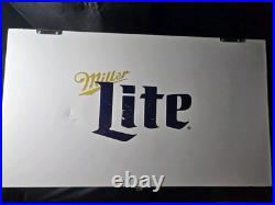 Miller Lite Chicago Bears Metal Ice Chest Promotional Error Fly Eagles Fly LID Miller Lite Chicago Bears Metal Ice Chest Promotional Error Fly Eagles Fly LID
