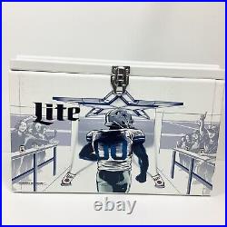 Miller Lite Dallas Cowboys Metal Ice Chest, Not Sold In Stores, Promotional Item