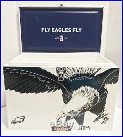 Miller Lite Philadelphia Eagles NFL Football Metal Beer Cooler Brand New In Box