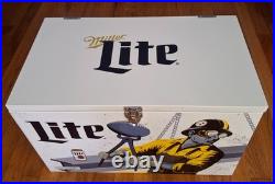 Miller Lite Pittsburgh Steelers Limited Edition Metal promotional Chest Cooler