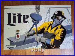 Miller Lite Pittsburgh Steelers Limited Edition Metal promotional Chest Cooler