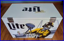 Miller Lite Pittsburgh Steelers Limited Edition Metal promotional Chest Cooler