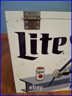 Miller Lite Pittsburgh Steelers Limited Edition Metal promotional Chest Cooler
