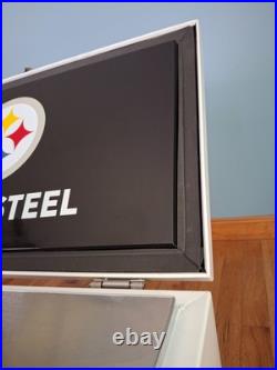 Miller Lite Pittsburgh Steelers Limited Edition Metal promotional Chest Cooler