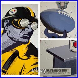 Miller Lite Pittsburgh Steelers Limited Edition Metal promotional Chest Cooler