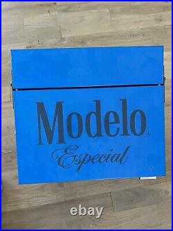 Modelo Especial Cerveza Metal Ice Box Beer Cooler with Bottle Opener