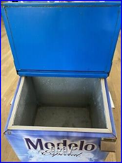 Modelo Especial Cerveza Metal Ice Box Beer Cooler with Bottle Opener