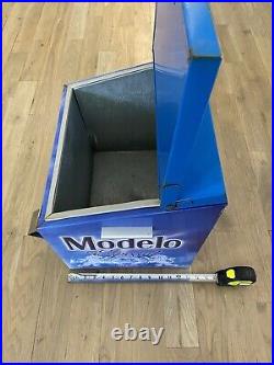 Modelo Especial Cerveza Metal Ice Box Beer Cooler with Bottle Opener