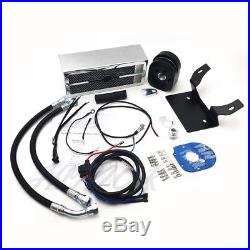 Motorcycle Oil Cooler Fan Cooling System For Harley Touring 1999-2008 Chrome