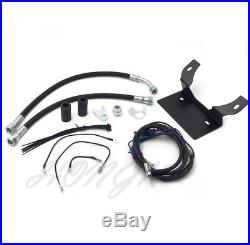 Motorcycle Oil Cooler Fan Cooling System For Harley Touring 1999-2008 Chrome