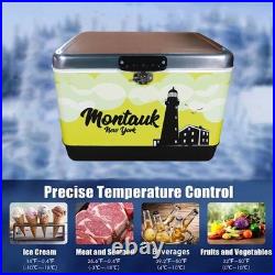 Multi-Function Stainless Steel 54Qt Ice Chest, Beverage & Beer Insulation Cooler