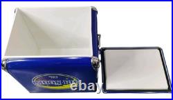 NEW Metal Moon Pie Cooler Box, Portable Beverage Beer Ice Chest for Picnic