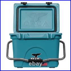 NEW ORCA 20 Quart Hard Side Cooler Insulated Ice Chest Blue