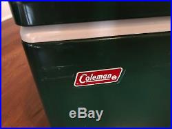 NEW Vintage Coleman Metal Snow Lite Cooler withBox accessories 20 Liter Colossal
