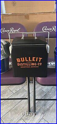 NIB Bulleit Whiskey Yellowstone Metal Cooler