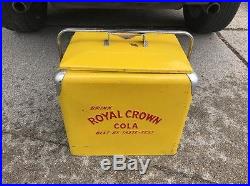 NR vintage Metal RC Cola Soda Royal Crown Picnic Cooler