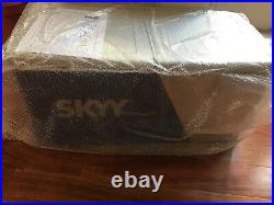 NWT Metal Cooler Portable Wheels Ice Beer Beverage Chest Skyy Vodka RARE blue