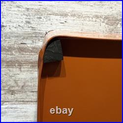 NWT NOS Orange Harley-Davidson Cooler Box Retro-Metal With Bottle Opener 12x9x12