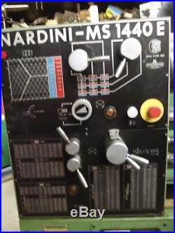 Nardini MS-1440E Metal Lathe-Steady Rest EU/US Thread Oiler Cooler Pump Fowler