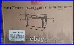 New Classic Coleman 54 Quart Steel Belted Cooler