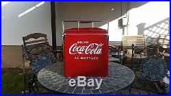 New Coca Cola Retro Style Metal Picnic Cooler