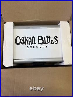 New Coleman 54 Quart Steel Belted Cooler, White/black Oskar Blues Beer / Brewery