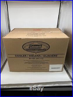 New Coleman 54 Quart Steel Belted Cooler, White/black Oskar Blues Beer / Brewery