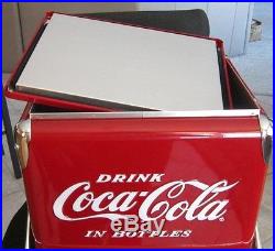 New Metal Coca Cola COKE COOLER 6 pack
