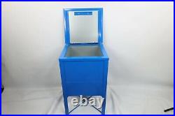 New Pepsi Co Generation Next Promotional Metal Standing Cooler Ice Chest Blue