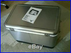 New Stainless steel cooler icebox. 54 Quart. ICE BOX with Can opener