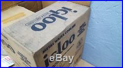 New old stock Igloo 2 Gallon Industrial Drinking Water Galvanized Cooler with Box