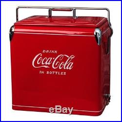 New vintage style Coca Cola metal Coke picnic beach cooler Fast Ship & warranty