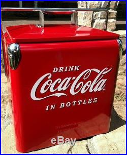 New vintage style Coca Cola metal Coke picnic cooler Large Coke Box available