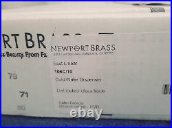 Newport Brass 106C/10 East Linear Single Handle Cold Water Dispenser Satn Bronze