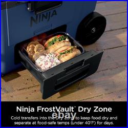 Ninja Cooler Frostvault 45QT Cooler with Wheels Insulated with Temp Dry St