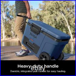 Ninja Cooler Frostvault 45QT Cooler with Wheels Insulated with Temp Dry St