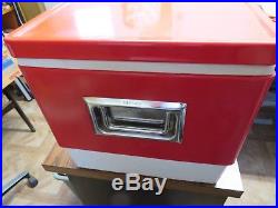 Old Vintage Retro Red 1976 Coleman cooler and jug original box COMBO