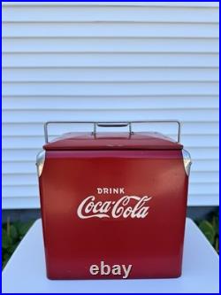 Original 1950's Acton Coca Cola Metal Cooler with Original Box