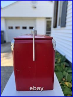 Original 1950's Acton Coca Cola Metal Cooler with Original Box