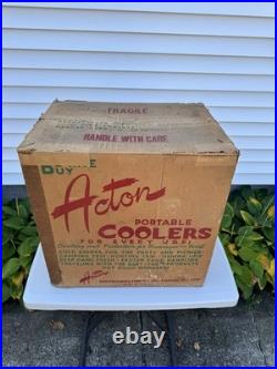 Original 1950's Acton Coca Cola Metal Cooler with Original Box
