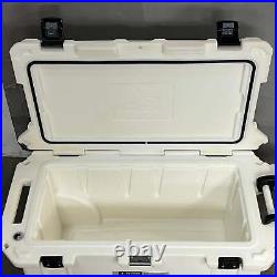 PELICAN 80 Quart Elite Wheeled Cooler with Handle & Bear Resistant White