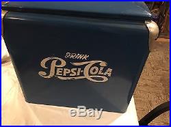Pepsi Cola 1950's Metal Beach Cooler
