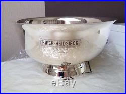 PIPER HEIDSIECK SIlVER CHAMPAGNE BOWL Cooler Ice Bucket