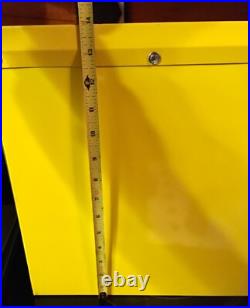 Pacifico Clara Beer Metal Cooler Ice Chest Bottle Opener 14x12x14 Yellow